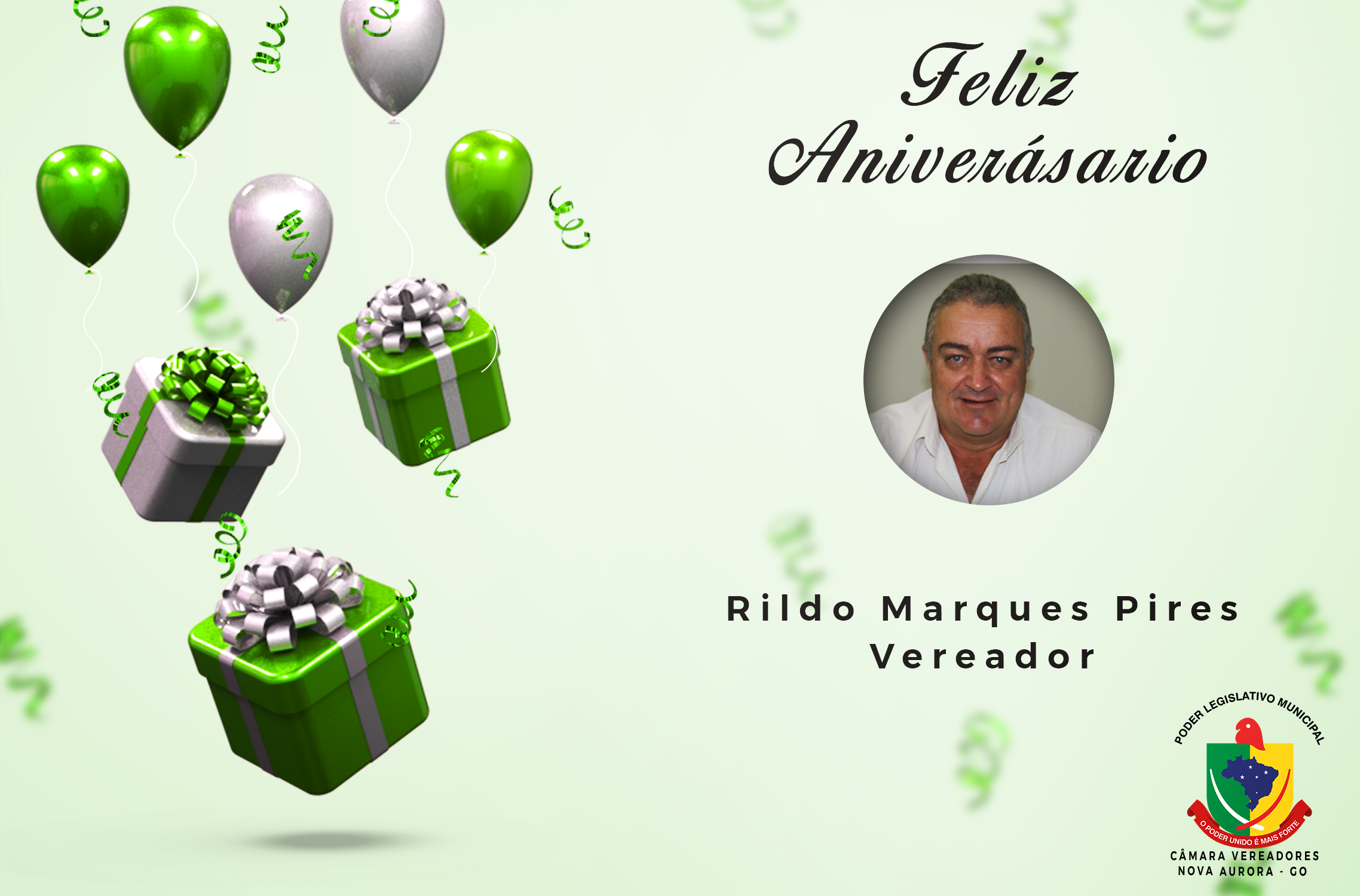 Read more about the article Parabéns Vereador Rildo Marques Pires