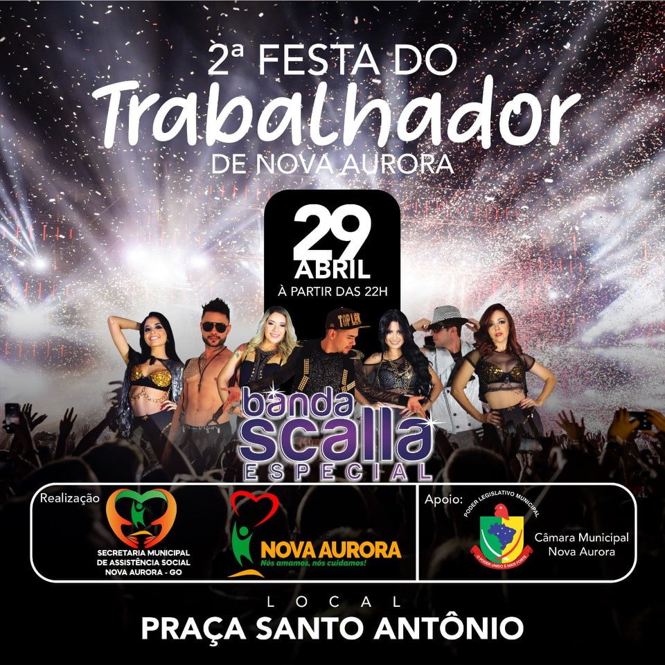 Read more about the article Convite 2ª Festa dos Trabalhadores de Nova Aurora – GO