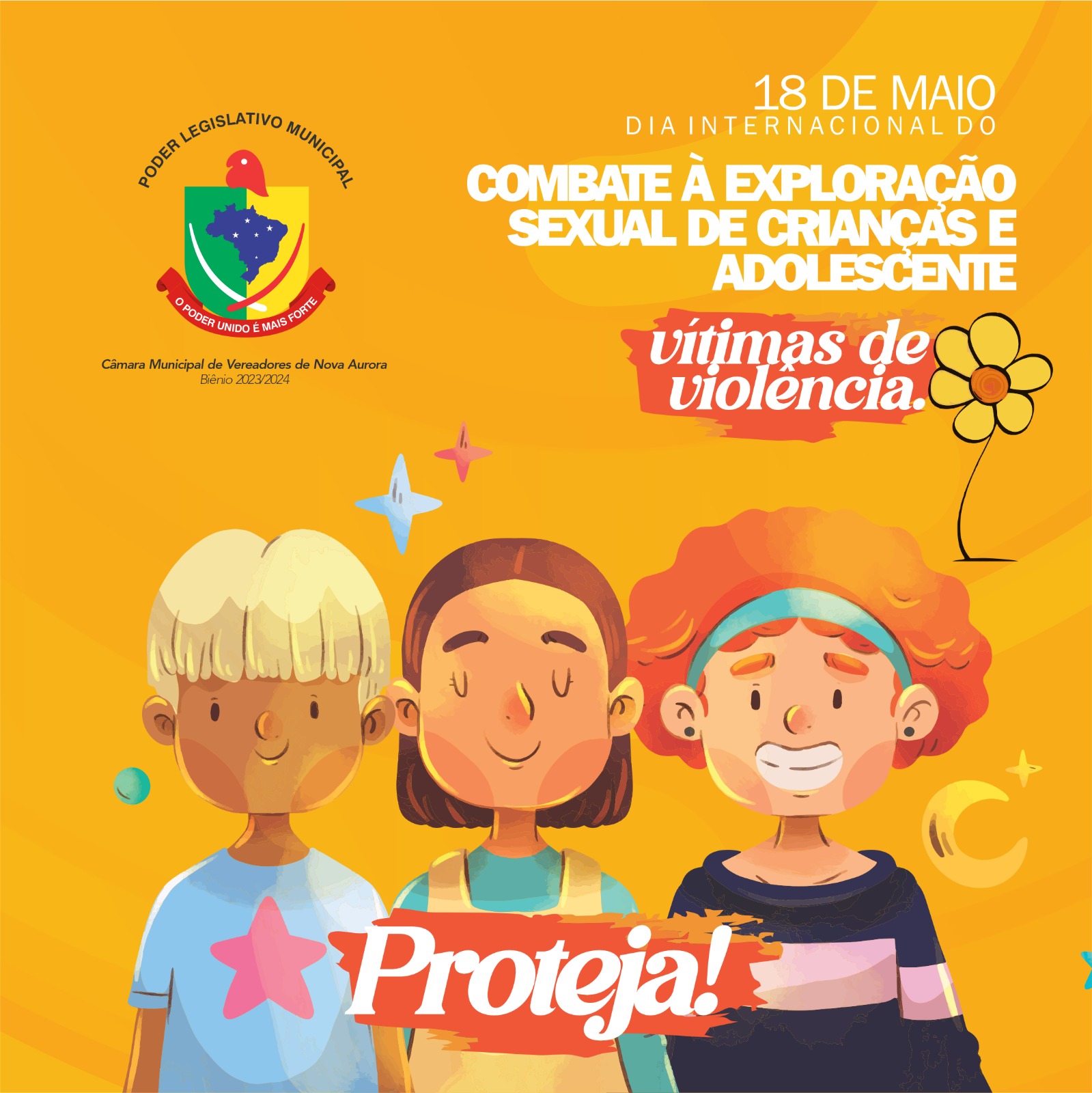 Read more about the article 18 de maio é o Dia Nacional de Combate ao Abuso e à Exploração Sexual contra Crianças e Adolescentes.